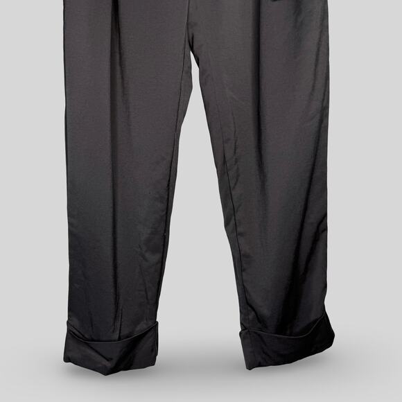 Elizabeth & James Belted Paperbag Black Pants - Picture 5 of 7